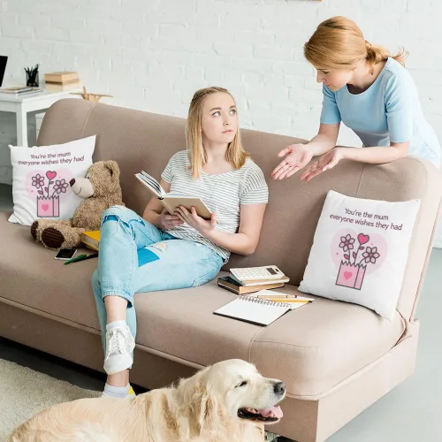 Miniatura 6 de Mom Birthday Gifts Velvet Pillow Covers 16X16 Best Mom Presents Valentines Day Gifts Mothers Day Presents from Daughter Son Mum Mama Gift Moms Gift