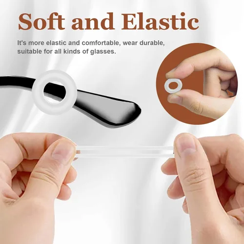Miniatura 4 de SMARTTOP 14 Pares de Agarres/Fundas para Orejas de Anteojos Sujetador - Ganchos para Orejas de Gafas - Agarre Cómodo Antideslizante para Orejas
