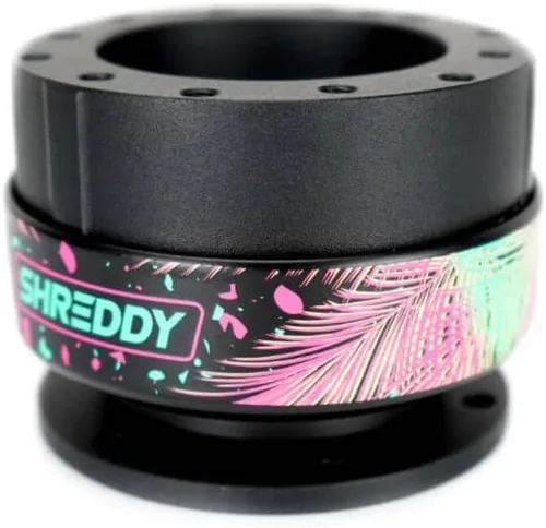 Miniatura 12 de NRG Innovations Gen 2.0 Adaptador de liberación rápida para volante de 6 orificios con pernos de montaje, liberación rápida - cuerpo negro/anillo