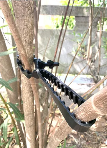 Miniatura 4 de Juego de 5 soportes para árbol ajustables para árboles y plantas, sistema de entrenamiento de árboles, correas resistentes para enderezar, correas