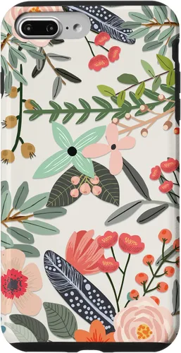 Miniatura 11 de Funda con diseño floral botánico de jardín colorido para iPhone 14