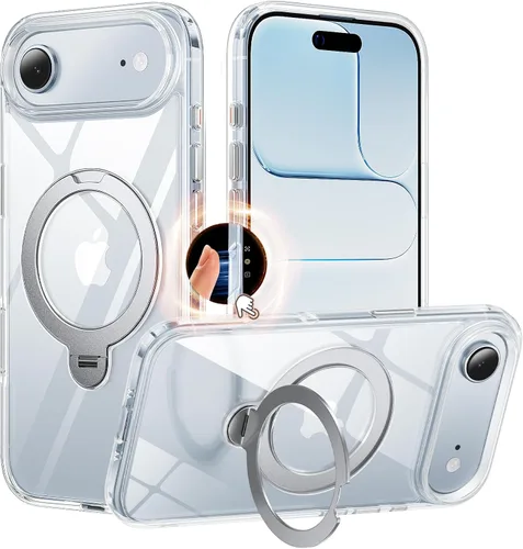 Miniatura 3 de Funda magnética diseñada para iPhone 11 Pro Max, [probada en caídas de grado militar] [compatible con MagSafe] Funda protectora delgada translúcida