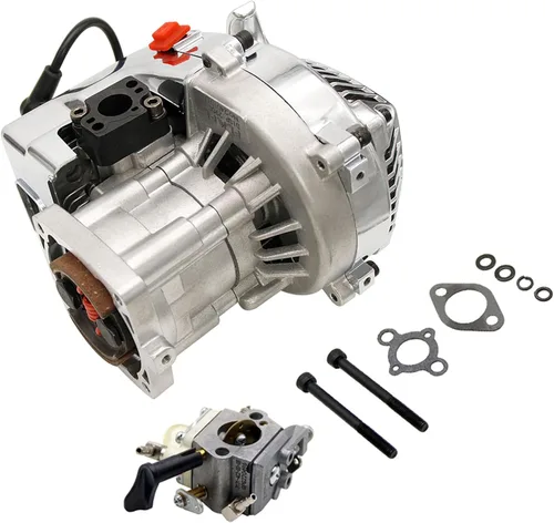 Miniatura 4 de FLMLF Motor de 4 pernos de 29CC con revestimiento cromado para 1/5 escala RC HPI ROFUN KM Baja Losi FG GoPed RedCat Truck RC CAR Parts