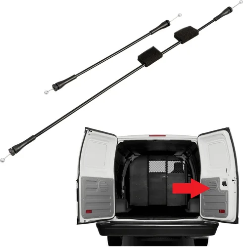 Cable de pestillo de puerta trasera lado derecho Compatible con Ford E150 E250 E350 E450 E550 Econoline Van 1992-2014 Cable de liberación de
