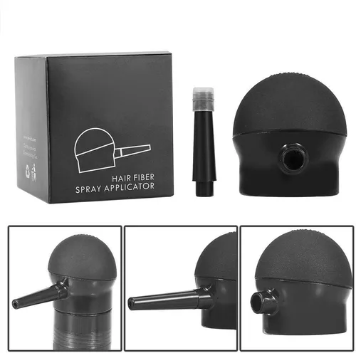 Miniatura 7 de ZJchao Aplicador de fibra capilar para cabello fino, boquilla aplicadora en aerosol para fibras capilares para espesar instantáneamente el cabello