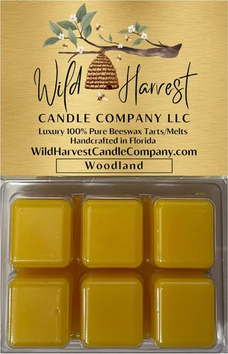 Miniatura 51 de Primera Respiración del Otoño Perfumado, 1 Paquete de Cera de Abejas Pura Derretida para Calentadores, Wild Harvest Candle Company, Tartas Cúbicas