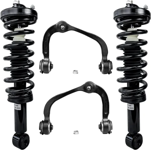Miniatura 23 de Detroit Axle - Brazos de control superiores traseros para Chrysler 300 Dodge Challenger Charger Magnum, reemplazo del conjunto de brazos de control