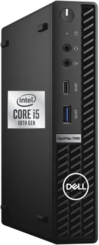 Dell OptiPlex 7000 Series 7080 Mini Business Desktop con factor de forma micro, procesador Intel Core i5-10500T, 16GB RAM, 512GB PCIe SSD,
