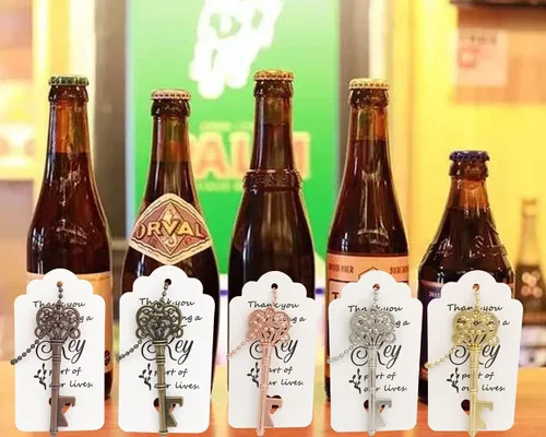 Miniatura 4 de 60 abrebotellas con llave, recuerdos de boda, regalos de fiesta de despedida de soltera con etiqueta de tarjeta y cadenas, decoraciones o recuerdos