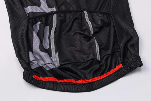 Miniatura 181 de Nuevo Pro cremallera completa hombres ciclismo Jersey manga corta Riding Shirt USA
