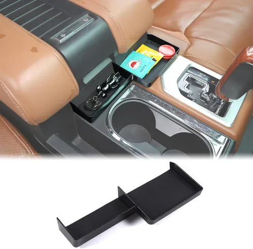 Miniatura 8 de Caja de almacenamiento para reposabrazos de automóvil, compatible con Toyota Tundra 2007-2021/Sequoia 2008-2020, bandeja organizadora de consola