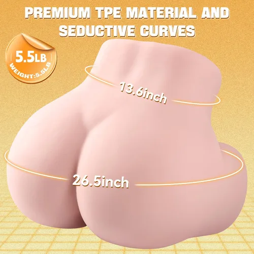 Miniatura 2 de Muñeca sexual para hombre, coño de bolsillo realista con trasero suave, juguete sexual masculino con vagina apretada y anal de doble canal