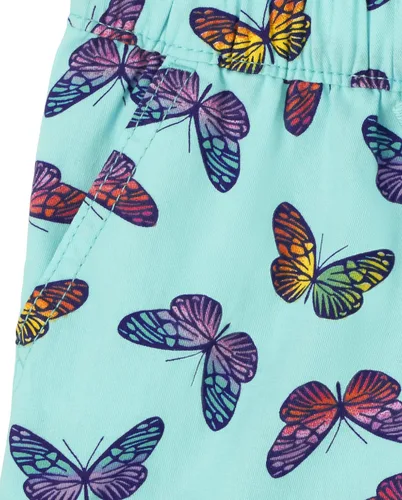 Miniatura 3 de The Children's Place Pantalones cortos de sarga con estampado para niñas