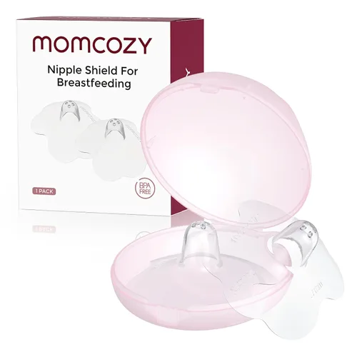 Miniatura 11 de Momcozy Protector de pezón, Protector de pezón floral para madres lactantes con pezones planos o invertidos, hecho sin BPA/BPS (2 pares, 24mm)