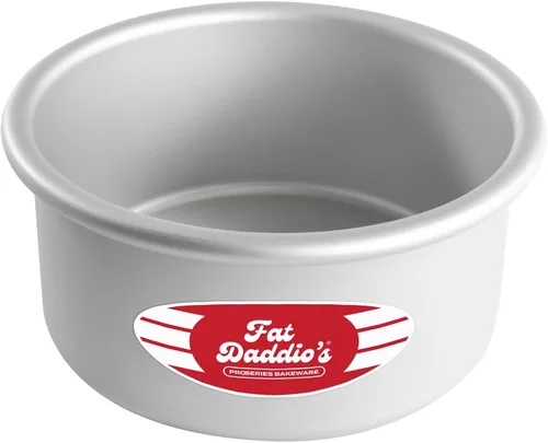 Fat Daddio's PRD-63 Anodized Aluminum Round Cake Pan, 6 x 3 inch