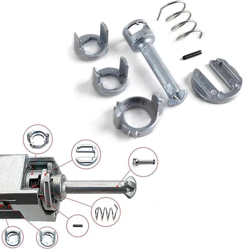 Miniatura 3 de Kits de reparación de cilindros de bloqueo de puerta de metal para BMW Serie 3 E46 323i para Sedan 320i para Sedan 328Ci Coupé reemplazar accesorios
