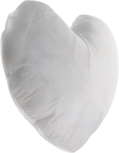 Relleno de cojín decorativo ligero en forma de corazón para sofá y adorable almohada en forma de corazón interior para una decoración cómoda del