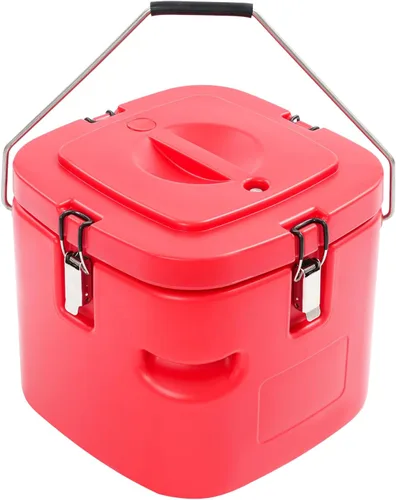 Miniatura 14 de Recipiente aislado para sopa, calentador de alimentos, transportador de frío caliente, cubo de alimentos aislado comercial portátil de 5.28 galones