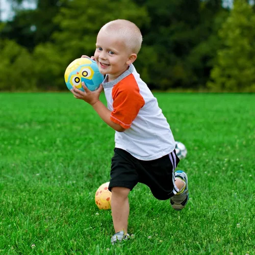 Miniatura 5 de Daball Balón de fútbol para niños y niños pequeños, tamaño 1 y talla 3, bomba y caja de regalo incluidas