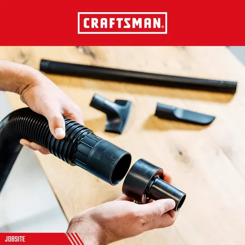 Miniatura 4 de CRAFTSMAN CMXZVBE38665 - Adaptador de 2-1/2 a 1-1/4 pulgadas, accesorio para aspiradora en seco y húmedo, accesorio de aspiradora de grado