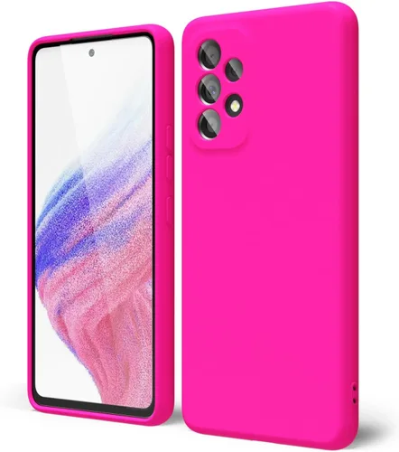 Miniatura 107 de oakxco Funda para teléfono Samsung Galaxy A12 con agarre de silicona líquida, linda delgada fina suave cubierta de gel de goma TPU lisa para mujeres
