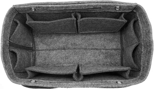 Miniatura 24 de LEXSION Organizador de fieltro para bolso – Bolsa de bolsillo múltiple en bolsa organizadora