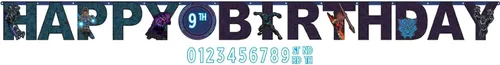Miniatura 4 de Lightyear - Cartel de cumpleaños con texto en inglés «Add An Age – 10.5 x 10 pulgadas (paquete de 1) – Decoración de papel multicolor