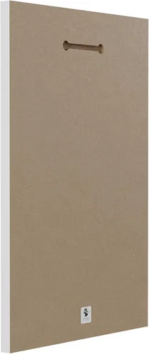 Miniatura 3 de Stupell Industries Placa de pared con diseño floral de elefante bebé rosa y gris, diseño de Daphne Polselli, 13 x 19 pulgadas, gris