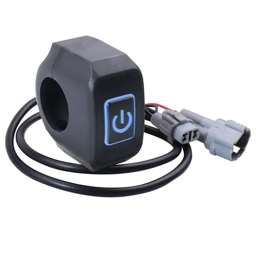 Miniatura 7 de Interruptor de manillar de motocicleta impermeable de 7/8 ″ con luz indicadora, interruptor de botón de 3, luz antiniebla ON/OFF