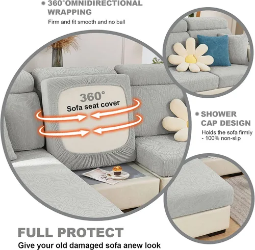 Miniatura 2 de Beacon Pet Funda universal para sofá 2024, fundas de cojín elásticas resistentes al desgaste, fundas de sofá mágicas, protector de muebles