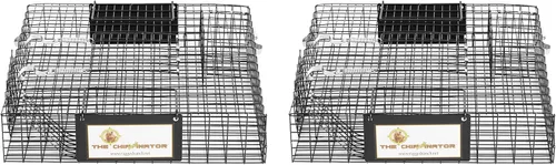 Miniatura 22 de Rugged Ranch Ratinator, trampa multi-captura para ratas, jaula humanitaria para interiores o exteriores, control de roedores para hogares, graneros