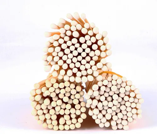 Miniatura 6 de 150 fósforos decorativos blancos de 3 pulgadas, fósforos largos de madera para decoración del hogar, regalos, accesorios y eventos, fósforos largos