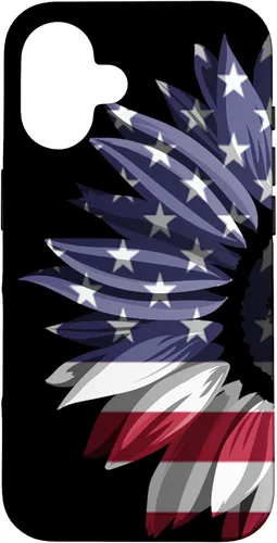 Miniatura 32 de Sunflower American Flag Patriotic for Men and Women Case for iPhone 17
