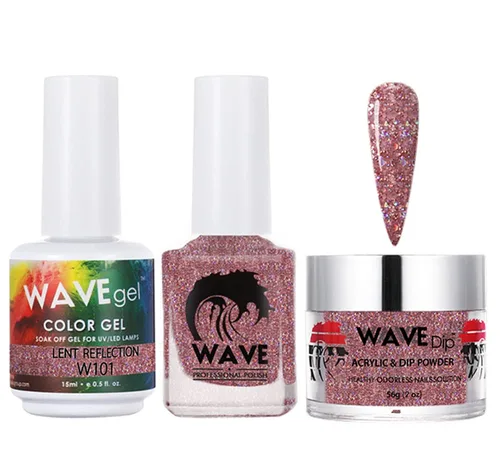 Miniatura 46 de WAVEGEL - Juego de gel de remojo, laca de uñas y polvo acrílico a juego - Colección Simplicity - #P109 Blizzard