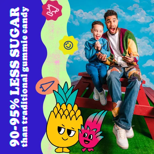 Miniatura 5 de Enjoy Small Wins Candy by Jayson Tatum - Paletas tropicales sin azúcar, ventosas veganas saludables, aperitivos bajos en calorías a base de plantas