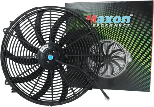 Miniatura 9 de Ventilador eléctrico universal delgado de 17,8 cm, tire/empuje para radiador, 12V 80W con kit de montaje