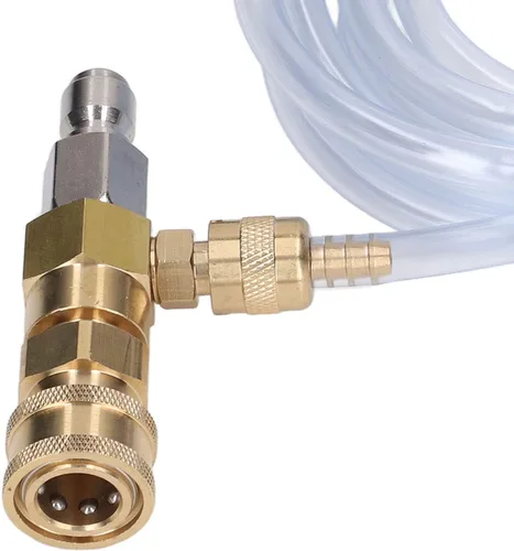 Miniatura 8 de VBESTLIFE Kit de inyector químico para lavadora de alta presión, dispensador de jabón de 5000 PSI con una boquilla de ángulo de pulverización de 1/4