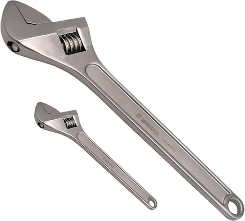 Miniatura 12 de WEDO Llave inglesa ajustable de acero inoxidable, anticorrosión, alta resistencia, mandíbulas fresadas de precisión para una máxima potencia