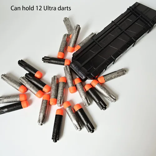Miniatura 3 de 12-Dart Ultra Magazine, clip de bala para Nerf Ultra 2 uds, color negro