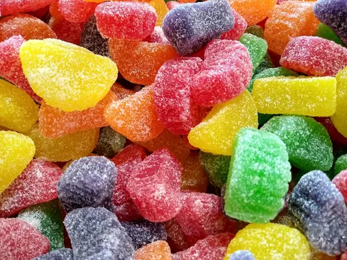 Miniatura 6 de Rebanadas de frutas surtidas – 2 libras de rebanadas de limón fresco delicioso dulce lijado de limón, cereza, fresa, naranja y lima