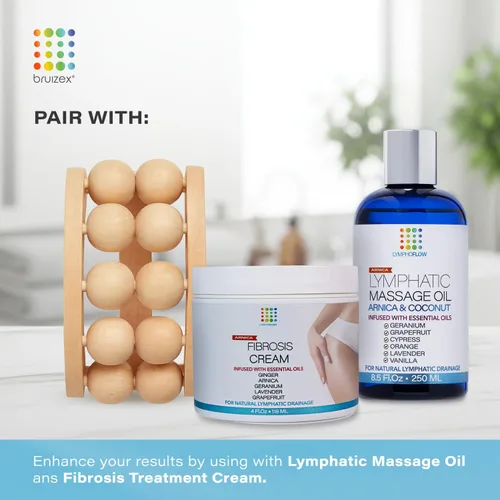 Miniatura 6 de Bruizex Masajeador de Drenaje Linfático: Herramienta de Masaje para Celulitis, Rodillo de Masaje, Fascia Blaster, Herramientas de Masaje de Terapia