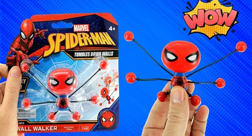 Miniatura 6 de JA-RU Spiderman Window Crawler - Escaladores de pared (1 unidad) Marvel Avengers Superheroes Fidget Toy Wall Walker Climber Crawler Sticky Wacky