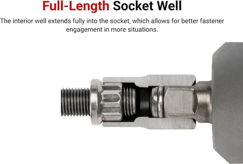 Miniatura 4 de TEKTON Encastre de 1/2 pulgada x 0.394 in de profundidad 12 puntos de impacto SID23310