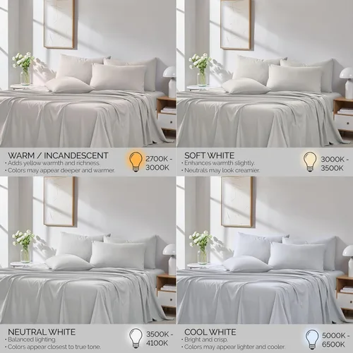 Miniatura 13 de Southshore Fine Living, Inc. Juego de 7 piezas de sábanas King divididas para cama ajustable, juego de sábanas King divididas con bolsillo de 21