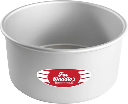 Miniatura 59 de Fat Daddio's PRD-1BOX Moldes Redondos para Pastel Mini Tier de Aluminio Anodizado para Una Caja de Mezcla, Juego de 3, Plateado