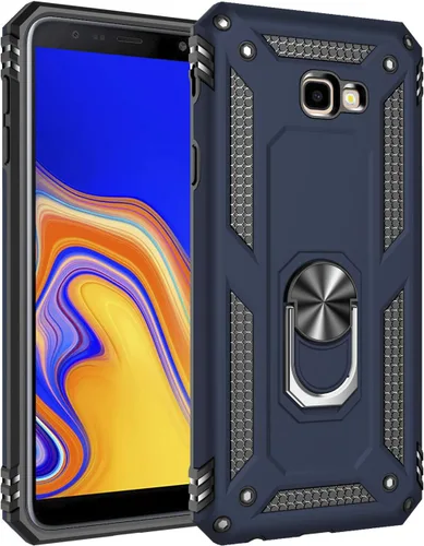 Miniatura 9 de Funda para Samsung Galaxy J4 Plus, soporte de anillo giratorio de 360 grados para Samsung SM-J415GN/DS Galaxy J4+ / SM-J415FN/DS SM-J415F/DS Rojo