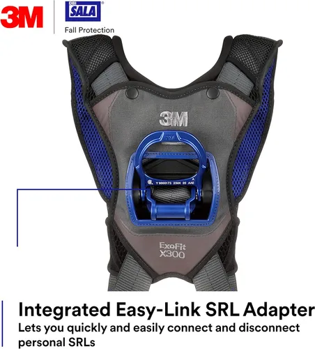 Miniatura 6 de 3M Unisex Dbi-sala 3m Exofit X300 X-style Positioning Construction Safety Harness