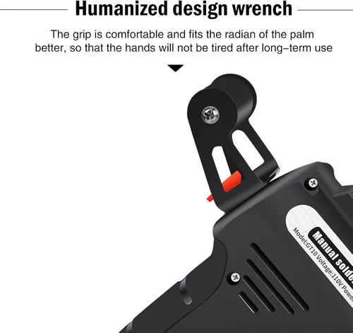 Miniatura 5 de Soldador de hierro multifunción, pistola de soldadura automática de mano, pistola de soldadura eléctrica para reparación de soldadura con una sola