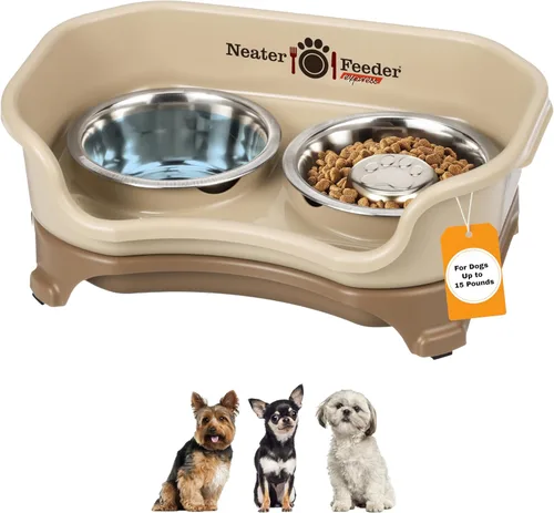 Miniatura 33 de Neater Feeder Express Cuencos para perros a prueba de desorden, elevados para razas de tamaño mediano a grande, cuenco de comida para perros sin