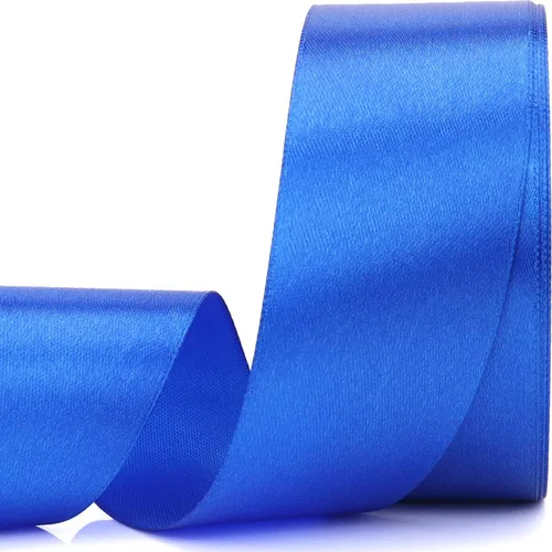 Miniatura 21 de Nsilu Cinta de satén de 25 yardas de 1-1/2 pulgadas de ancho adecuada para bodas, fiestas y cajas de regalo (rojo, 1-1/2 pulgadas)